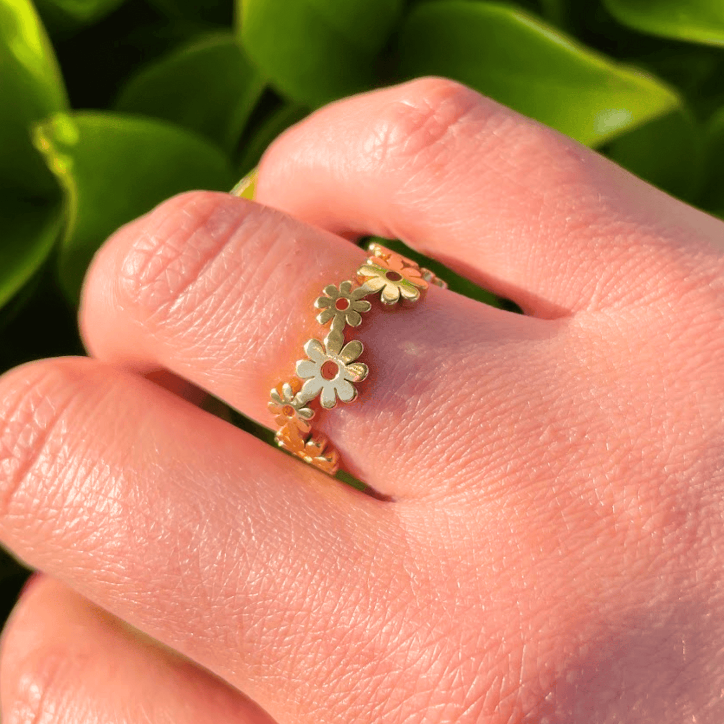 Daisy Flower Ring, Floral Ring, Daisy Ring Gold, Flower Ring, Daisy Flower Crown Ring, To My Daughter Daisy Flower Ring, Mother's Day Gift