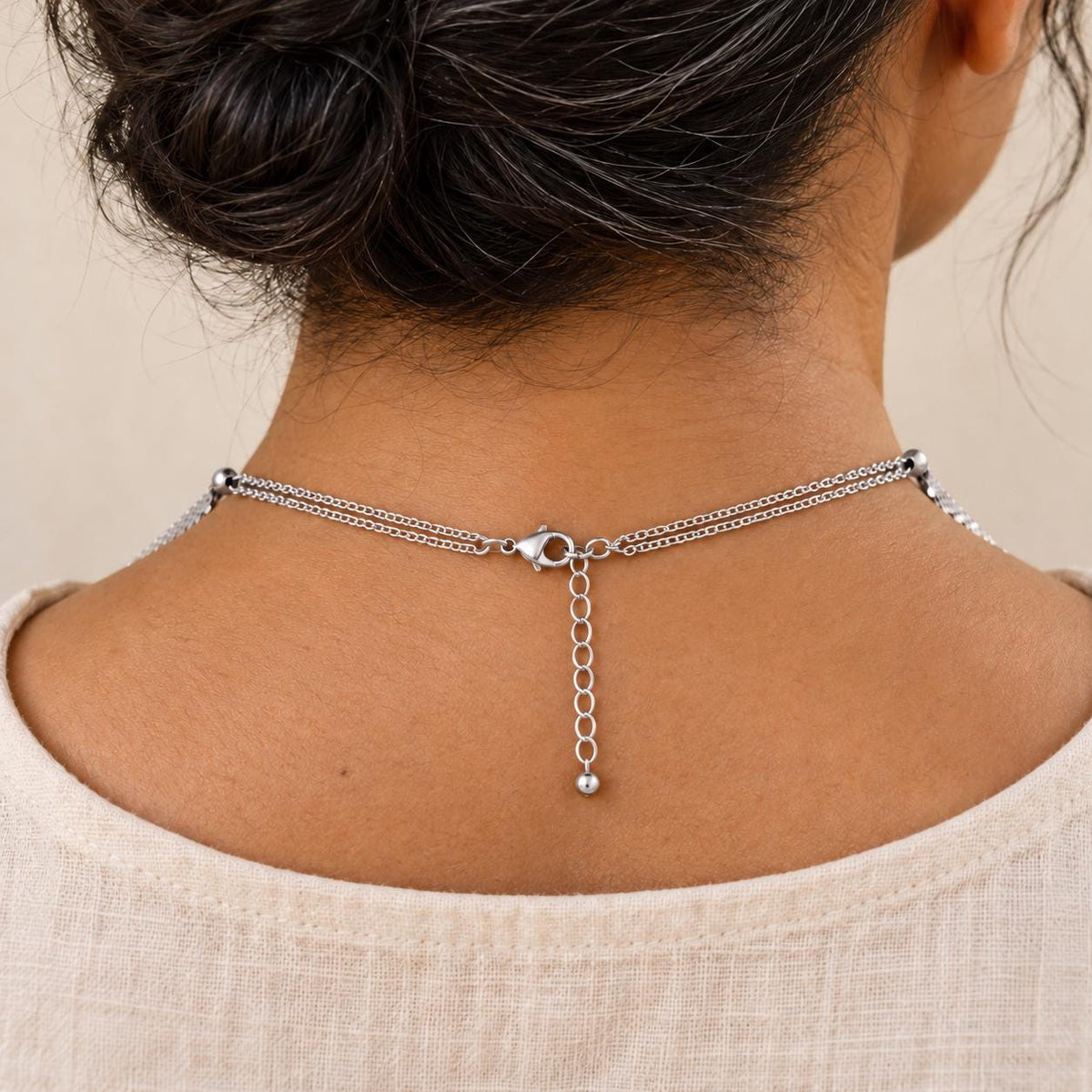 Mesh bandana necklace alternate angle
