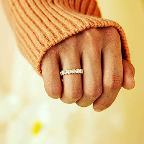 Daisy Ring in Silver