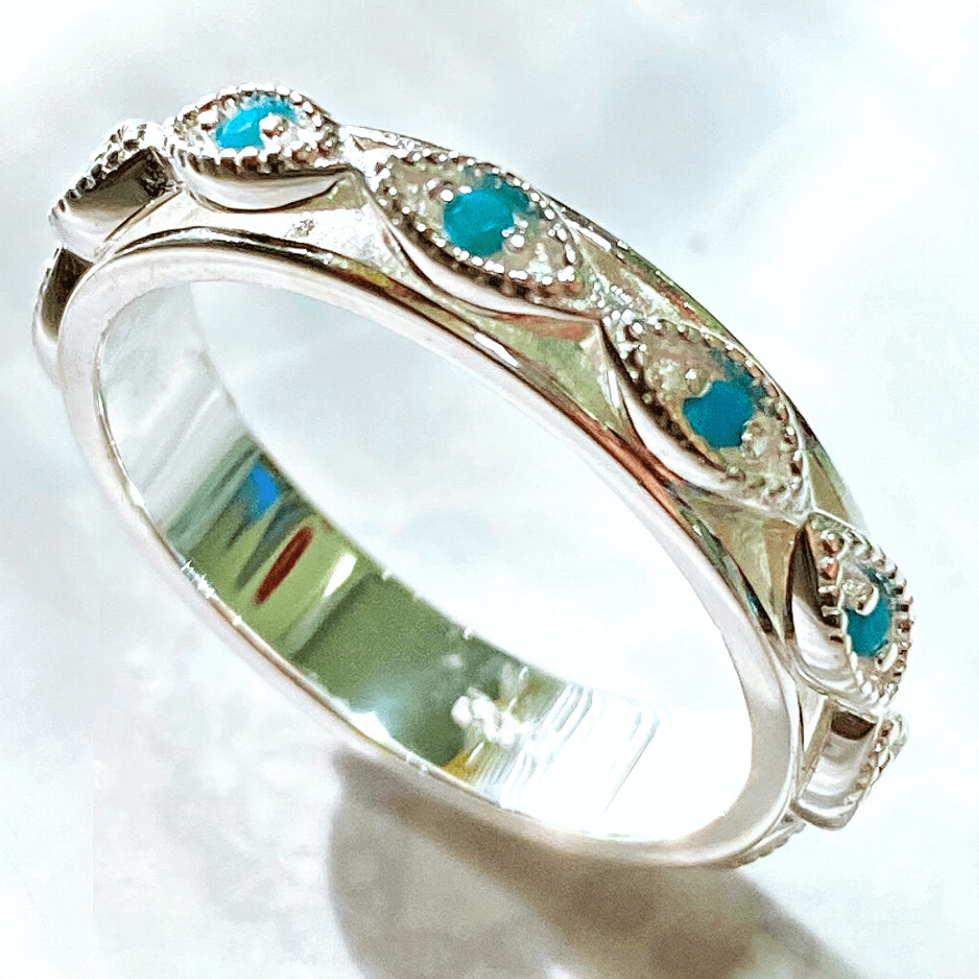 Evil Eye Spinner Ring