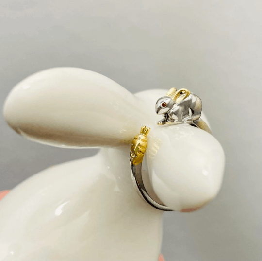Year of the Rabbit Ring in Silver