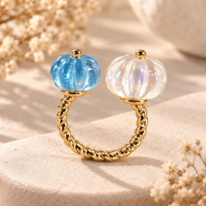 Pumpkin ring flat lay