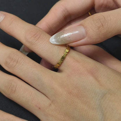 Swimming Fish Ring in Gold Steel Stainless, Fish Ring, Fishing Lovers Ring, Fish Ring, Good Luck Ring, Animal Ring, for Him, for Her,
