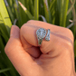 Cross Silver Spoon Ring