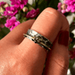 Bee the Center of Attention Silver Spinner Ring